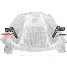 Load image into Gallery viewer, Women's Classic Plain Side Fitted M/C Style Jacket