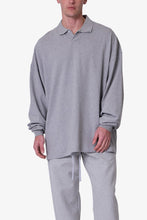 Load image into Gallery viewer, Every Day L/S Polo - Marled Grey