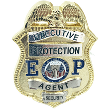 Load image into Gallery viewer, Mini 2 inch Executive Protection Wallet Pin BL4-017