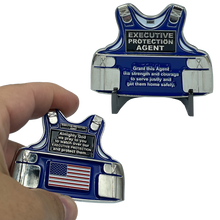 Load image into Gallery viewer, EL8-008 Executive Protection Agent Prayer Body Armor Challenge Coin Body Guard Security Operator Enforcement