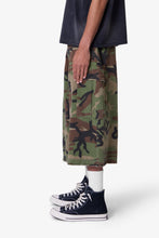 Load image into Gallery viewer, Extra Long Cargo Shorts - Camo