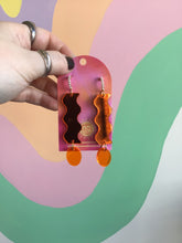 Load image into Gallery viewer, Squiggle Cutie Acrylic Earrings