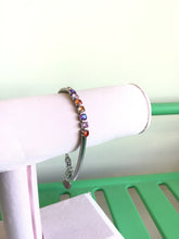 Load image into Gallery viewer, Titanium Pop of Color Snake Chain Bracelet