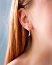 Load image into Gallery viewer, Very Cutesy Moon Hoop - Mix and Match Earring
