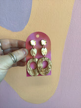 Load image into Gallery viewer, Champagne Autumn Statement Earrings