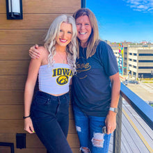 Load image into Gallery viewer, Iowa Hawkeyes White Tube Top