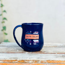 Load image into Gallery viewer, Papa Bear Mug- Deep Blue