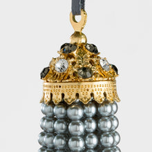Load image into Gallery viewer, Hanging pearl tassel, grey