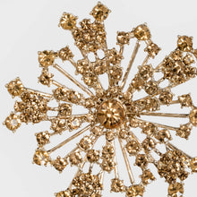 Load image into Gallery viewer, Sparkle snowflake ornament, topaz