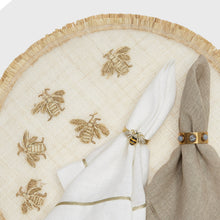 Load image into Gallery viewer, Straw bee placemat, set of four