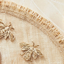 Load image into Gallery viewer, Straw bee placemat, set of four