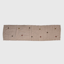 Load image into Gallery viewer, Embroidered sparkle bee table runner