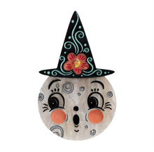 Load image into Gallery viewer, Bloomin' Luna Witch Brooch by Johanna Parker x Lipstick &amp; Chrome