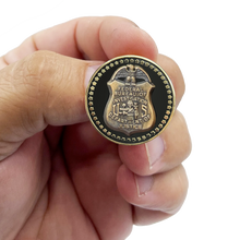 Load image into Gallery viewer, BFP-007 FBI Special Agent Investigator Analyst Lapel Pin cloisonné with dual pin posts