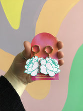 Load image into Gallery viewer, Peony Statement Earrings
