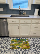 Load image into Gallery viewer, Waterlillies by Ferris Hotard Machine Washable Memory Foam Mat