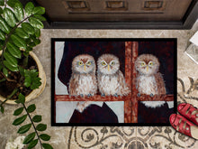Load image into Gallery viewer, Owls by Ferris Hotard Doormat - 18x27 Decorative Floor Mat – Indoor/Outdoor Rug with Artistic Flair