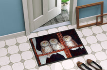 Load image into Gallery viewer, Owls by Ferris Hotard Doormat - 18x27 Decorative Floor Mat – Indoor/Outdoor Rug with Artistic Flair