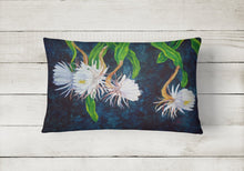 Load image into Gallery viewer, Night Blooming Cereus by Ferris Hotard Canvas Fabric Decorative Pillow