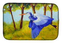 Load image into Gallery viewer, Fyling Heron by Ferris Hotard Dish Drying Mat – Absorbent, Artistic Kitchen Essentials