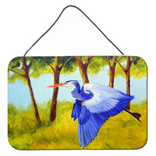 Load image into Gallery viewer, Fyling Heron by Ferris Hotard Wall or Door Hanging Prints