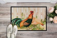 Load image into Gallery viewer, Chicken and Rooster by Ferris Hotard Doormat - 24x36 Decorative Floor Mat – Indoor/Outdoor Rug with Artistic Flair