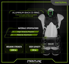 Load image into Gallery viewer, Frontline 250CTB Elite Construction Harness Aluminum Hardware and Suspension Trauma Straps M/L