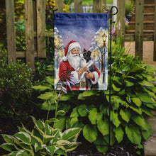 Load image into Gallery viewer, Border Collie with Santa Claus Garden Flag