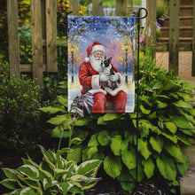 Load image into Gallery viewer, Boston Terrier with Santa Claus Garden Flag