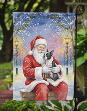 Load image into Gallery viewer, Boston Terrier with Santa Claus Garden Flag