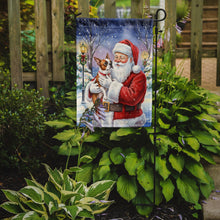 Load image into Gallery viewer, Red Boston Terrier with Santa Claus Garden Flag