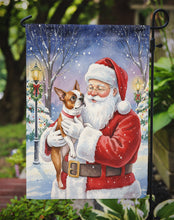 Load image into Gallery viewer, Red Boston Terrier with Santa Claus Garden Flag