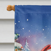 Load image into Gallery viewer, White Boxer with Santa Claus House Flag