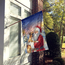 Load image into Gallery viewer, Boxer with Santa Claus House Flag