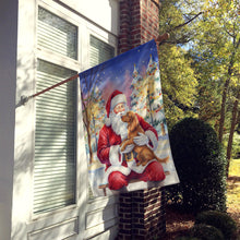 Load image into Gallery viewer, Boykin Spaniel with Santa Claus House Flag