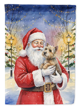 Load image into Gallery viewer, Cairn Terrier with Santa Claus Garden Flag