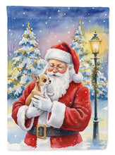 Load image into Gallery viewer, Chihuahua with Santa Claus House Flag