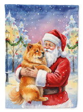 Load image into Gallery viewer, Chow Chow with Santa Claus Garden Flag