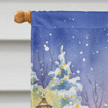 Load image into Gallery viewer, Cockapoo with Santa Claus House Flag