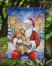 Load image into Gallery viewer, Cocker Spaniel with Santa Claus Garden Flag
