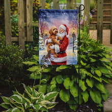Load image into Gallery viewer, Labradoodle with Santa Claus Garden Flag