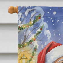Load image into Gallery viewer, Yellow Labrador Retriever with Santa Claus House Flag