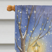 Load image into Gallery viewer, Maltipoo with Santa Claus House Flag