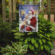 Load image into Gallery viewer, Maltipoo with Santa Claus Garden Flag