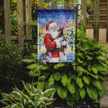 Load image into Gallery viewer, Miniature Pinscher with Santa Claus Garden Flag