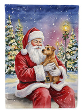 Load image into Gallery viewer, Norfolk Terrier with Santa Claus House Flag