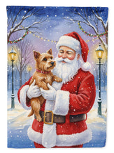 Load image into Gallery viewer, Norwich Terrier with Santa Claus Garden Flag