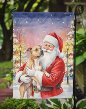 Load image into Gallery viewer, Pit Bull Terrier with Santa Claus Garden Flag