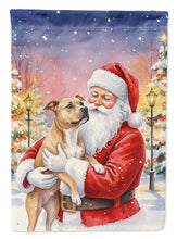 Load image into Gallery viewer, Pit Bull Terrier with Santa Claus Garden Flag