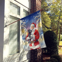 Load image into Gallery viewer, Scottish Terrier with Santa Claus House Flag